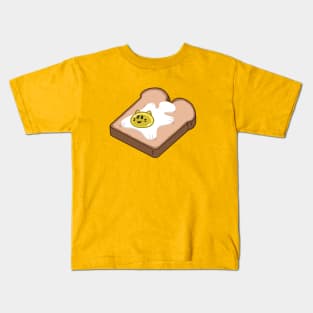 Sunny Side Up Cat Kids T-Shirt